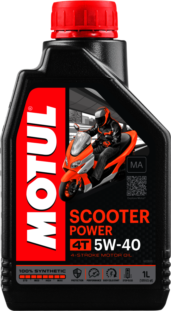 SCOOTER POWER 4T 5W40 MA 1L