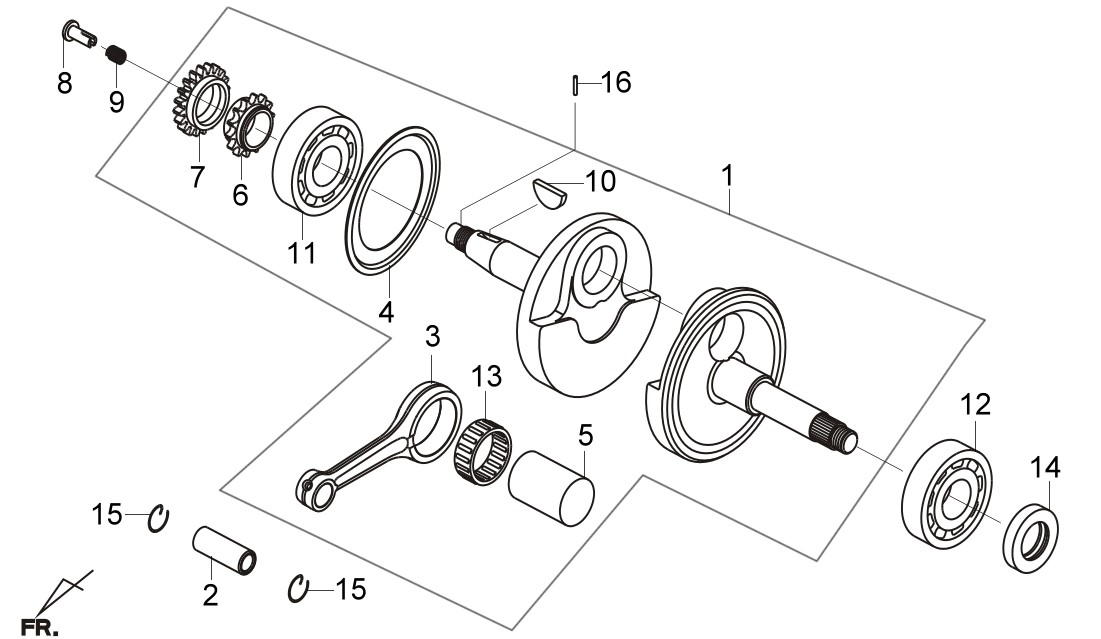 CRANK SHAFT COMP