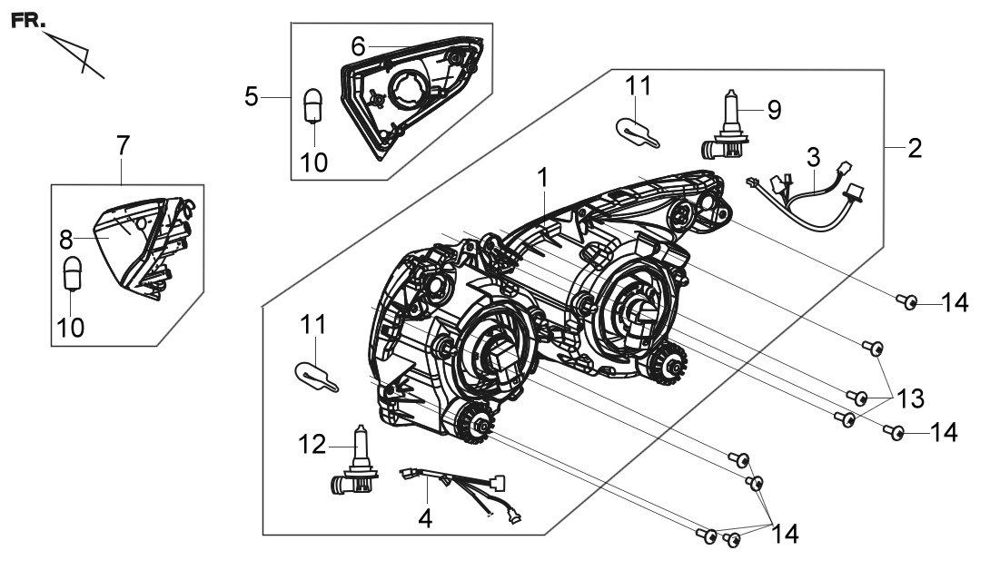 HEAD LIGHT ASSY