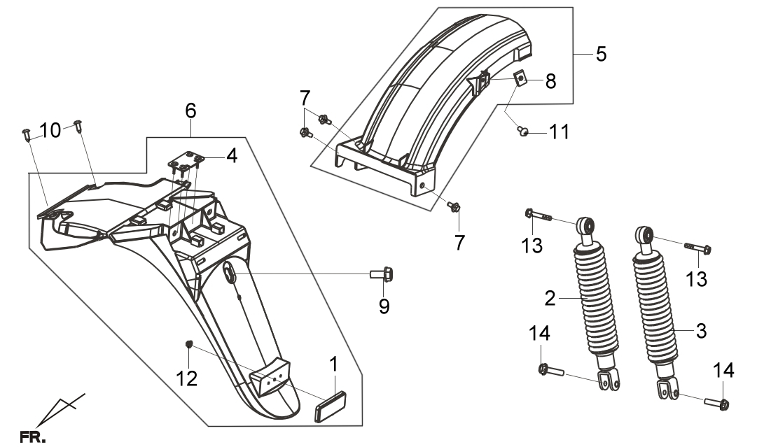 RR.FENDER ASSY