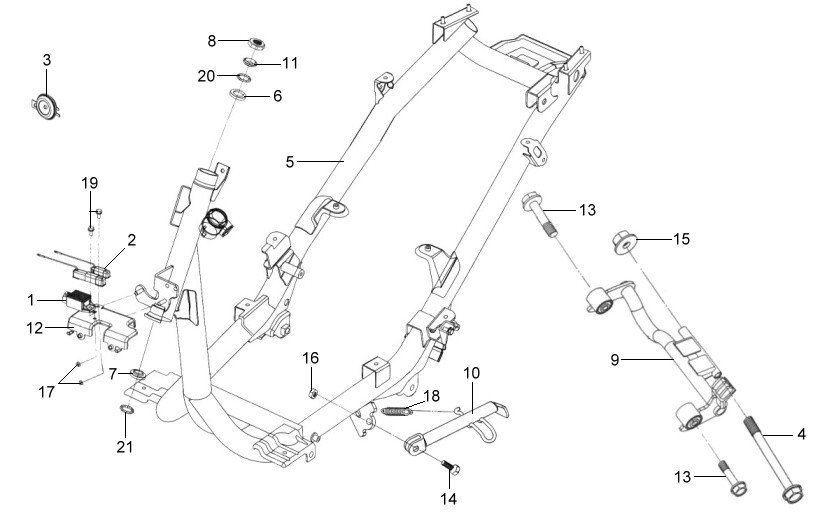 CHASIS & SOPORTE MOTOR