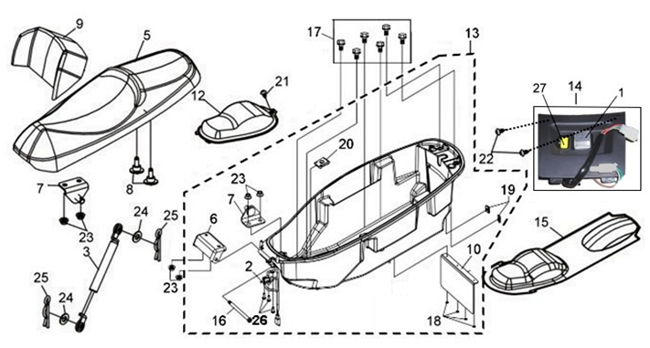 ASIENTO & PORTACASCO