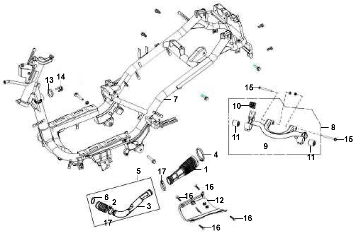 CHASIS & SOPORTE MOTOR