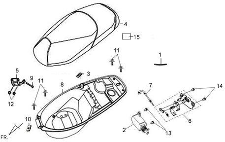 ASIENTO Y PORTACASCO