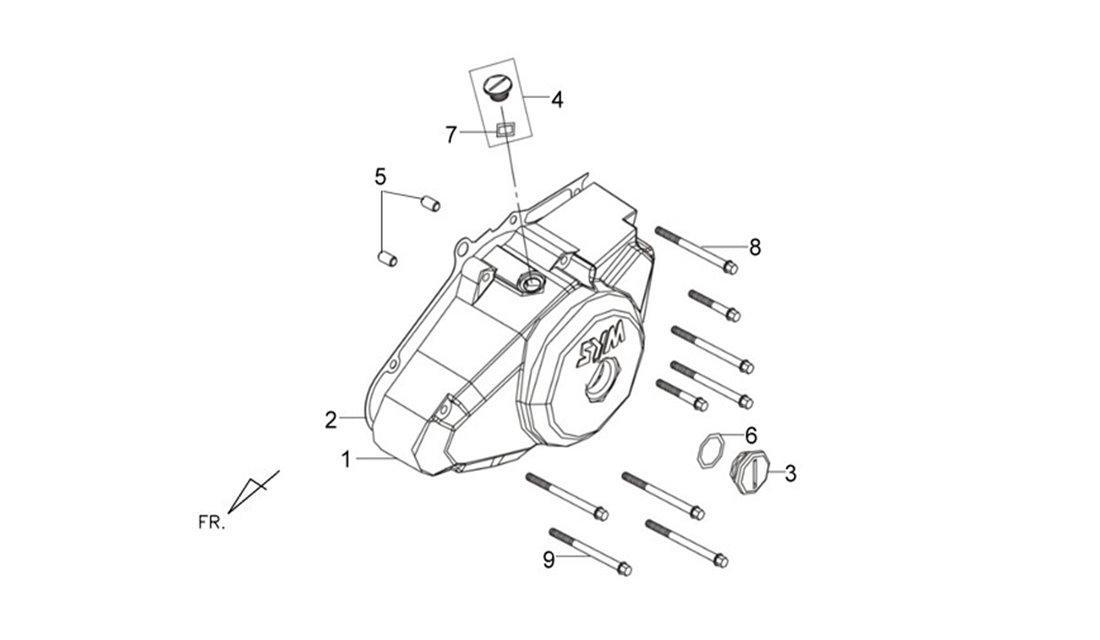 TAPA MOTOR IZQUIERDA
