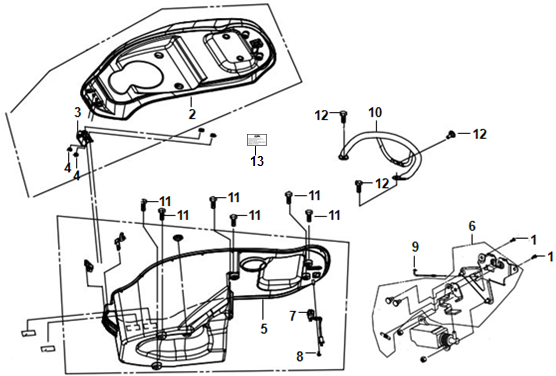 ASIENTO PORTA CASCO