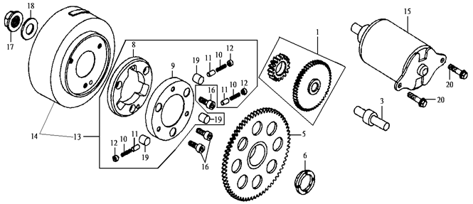 MOTOR ARRANQUE Y ROTOR