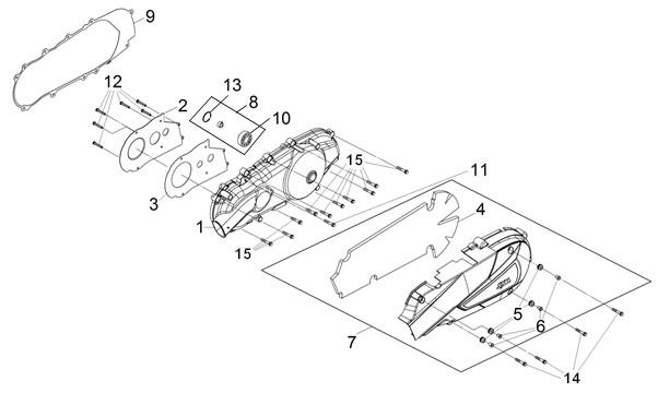 TAPA MOTOR IZQUIERDA