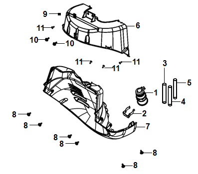 SOPORTE GUARDABARROS