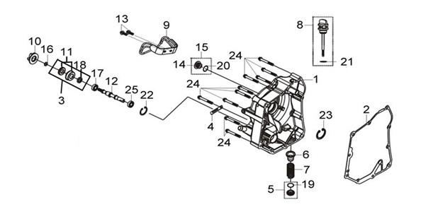 TAPA DERECHA STATOR
