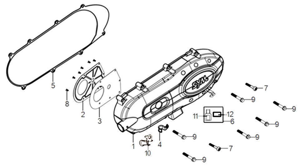 TAPA MOTOR IZQUIERDO