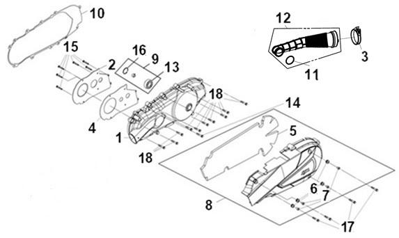 TAPA MOTOR IZQUIERDA