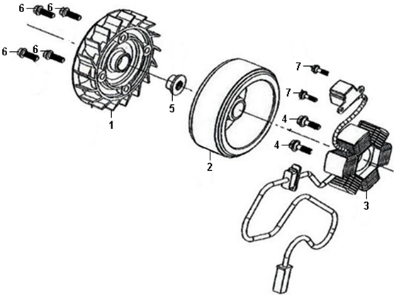 VOLANTE MAGNETICO