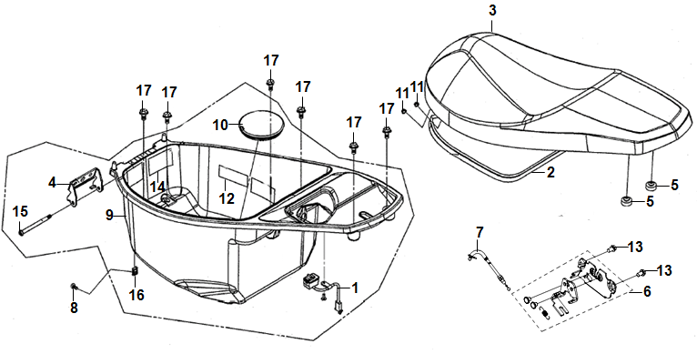 ASIENTO PORTACASCO