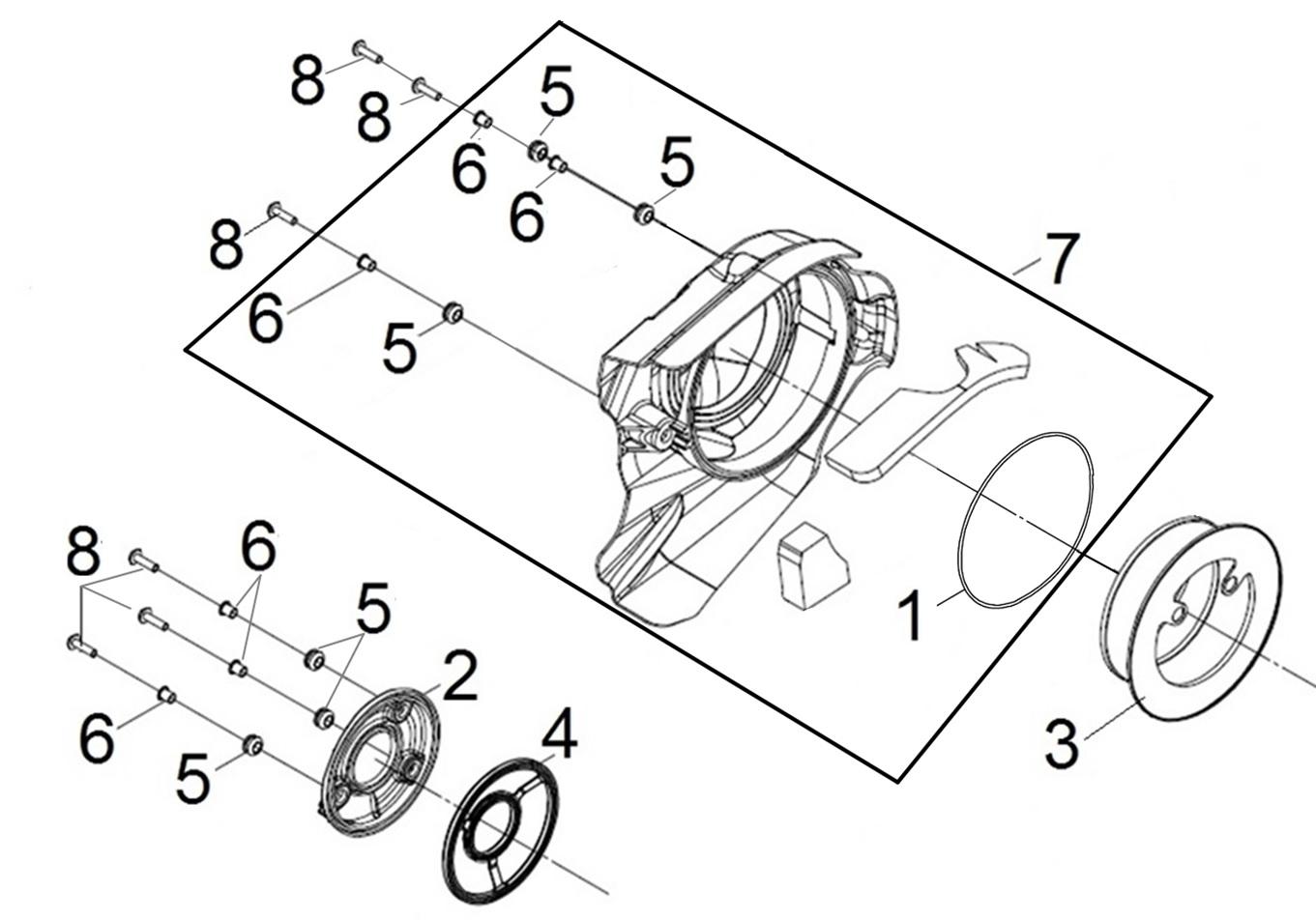 TAPA MOTOR