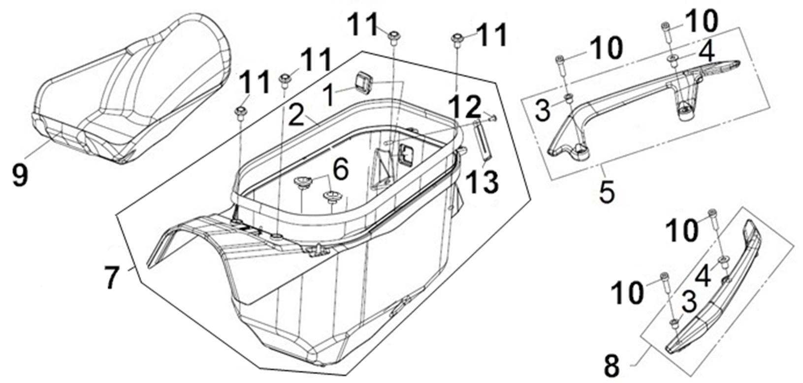 BAUL PORTA CASCO