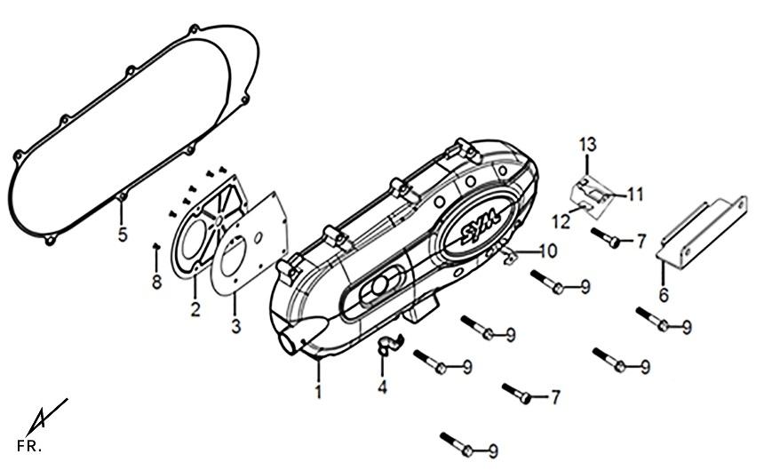 TAPA MOTOR IZQUIERDA