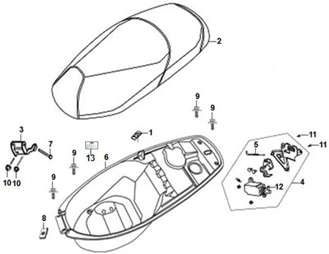 ASIENTO Y PORTACASCO