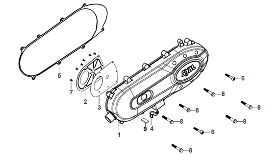 TAPA MOTOR IZQUIERDO