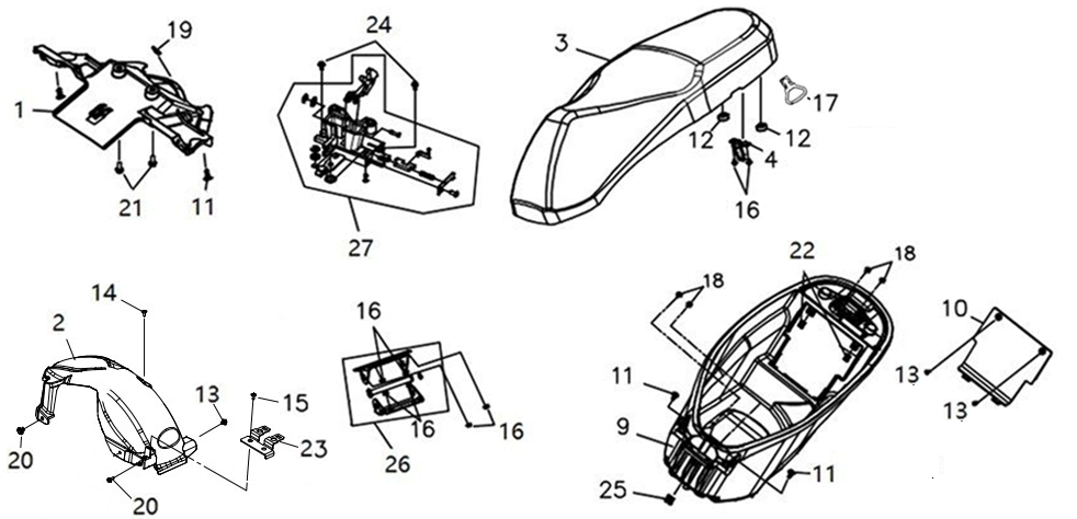 ASIENTO Y COFRE