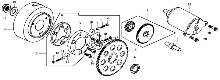 MOTOR ARRANQUE