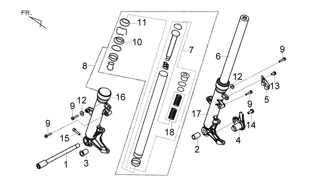 PIERNA SUSPENSION