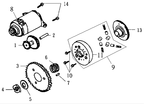 MOTOR ARRANQUE