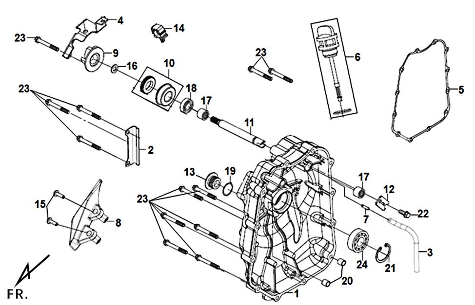 TAPA MOTOR DERECHA