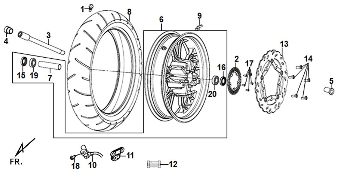 RUEDA DELANTERA