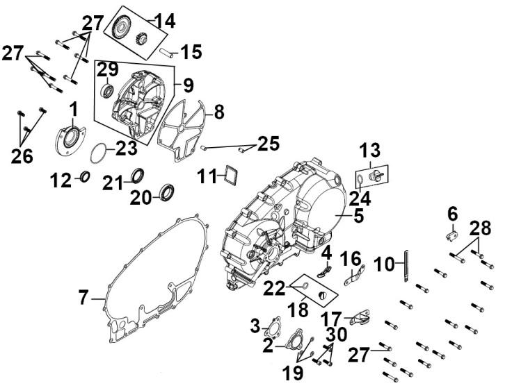 TAPA MOTOR IZQUIERDO