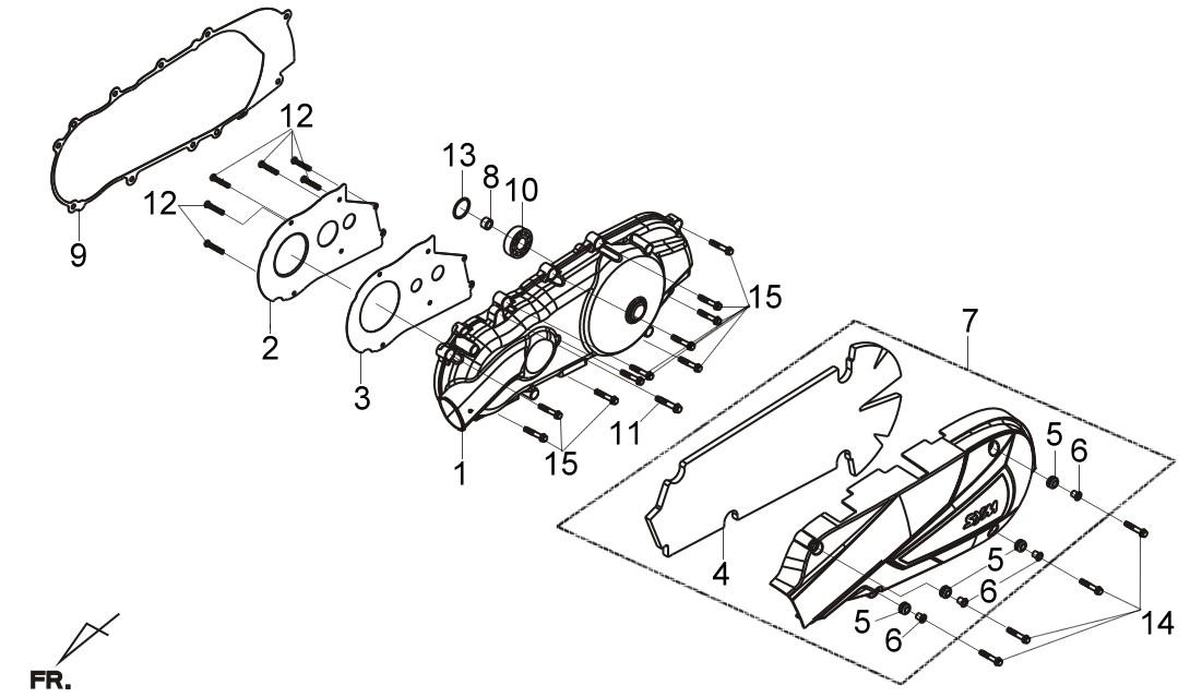 TAPA VARIADOR