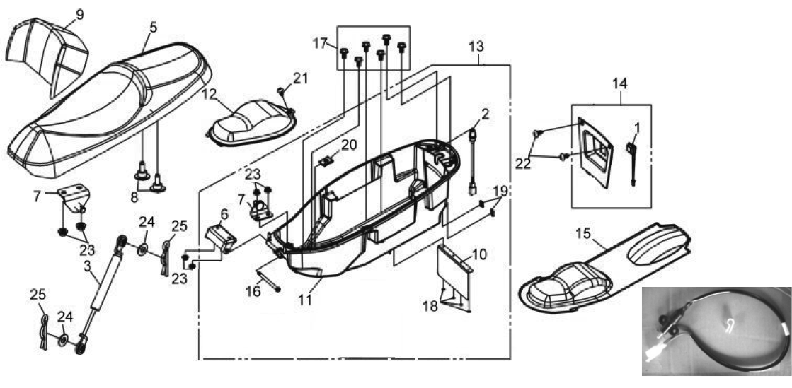 ASIENTO & PORTACASCO