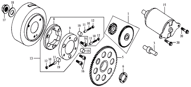 MOTOR ARRANQUE