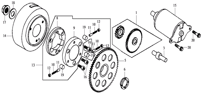 MOTOR ARRANQUE