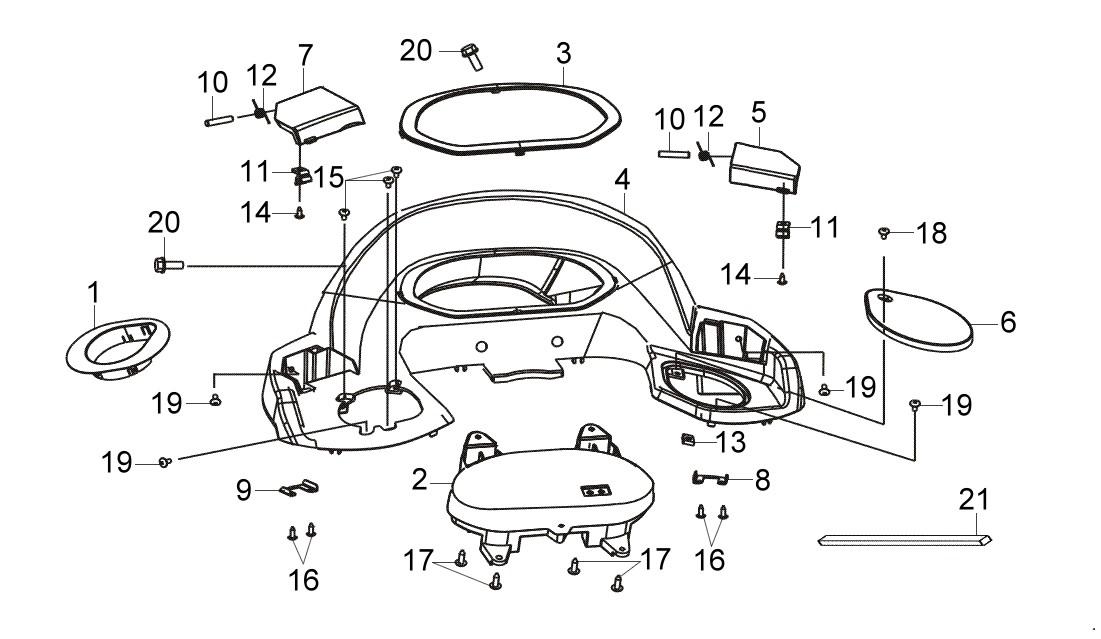 TAPA RELOJ C/KM